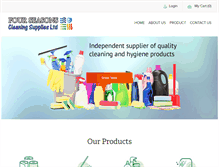 Tablet Screenshot of fourseasonscleaning.co.uk